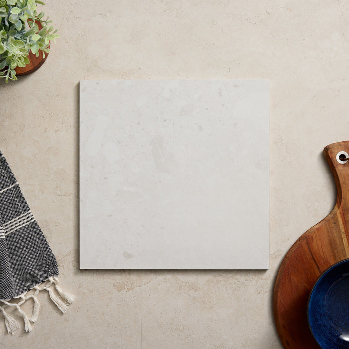 Nova White Terrazzo Look Tile