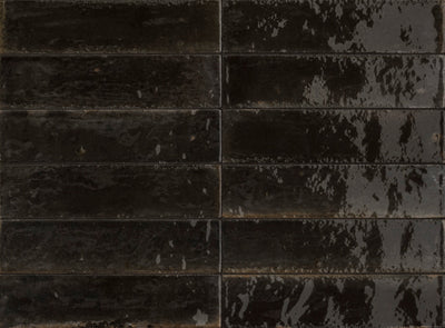 Lume Black Gloss Subway Tile