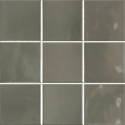 Retromix Emerald Green Square Tile