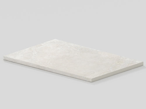 Travstone Cross Cut Off White Tile