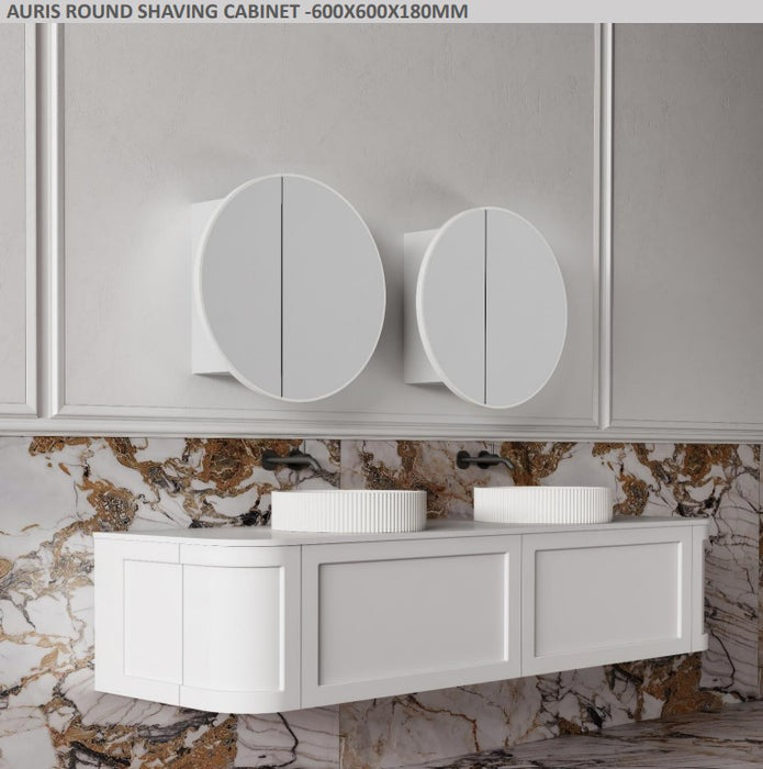 Auris Round Shaving Cabinet