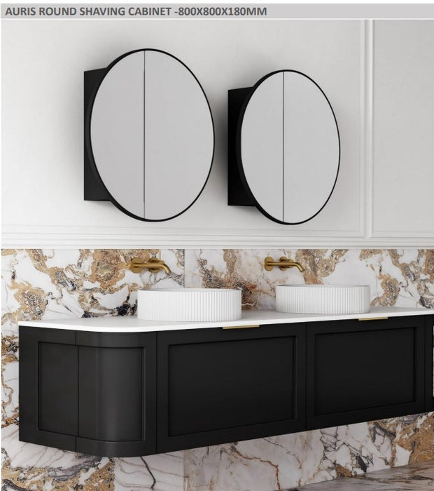 Auris Round Shaving Cabinet