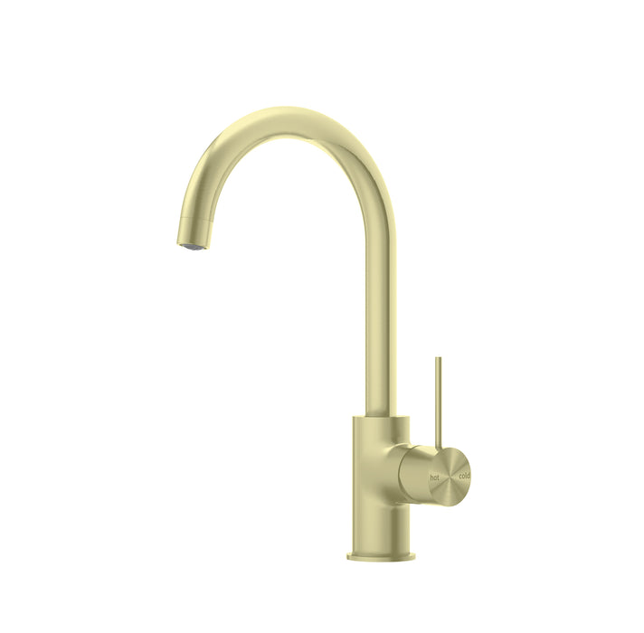 Nero Mecca Kitchen Mixer Brushed Gold