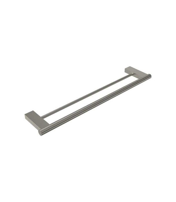 L’Hotel Double Towel Rail 600mm Brushed Nickel