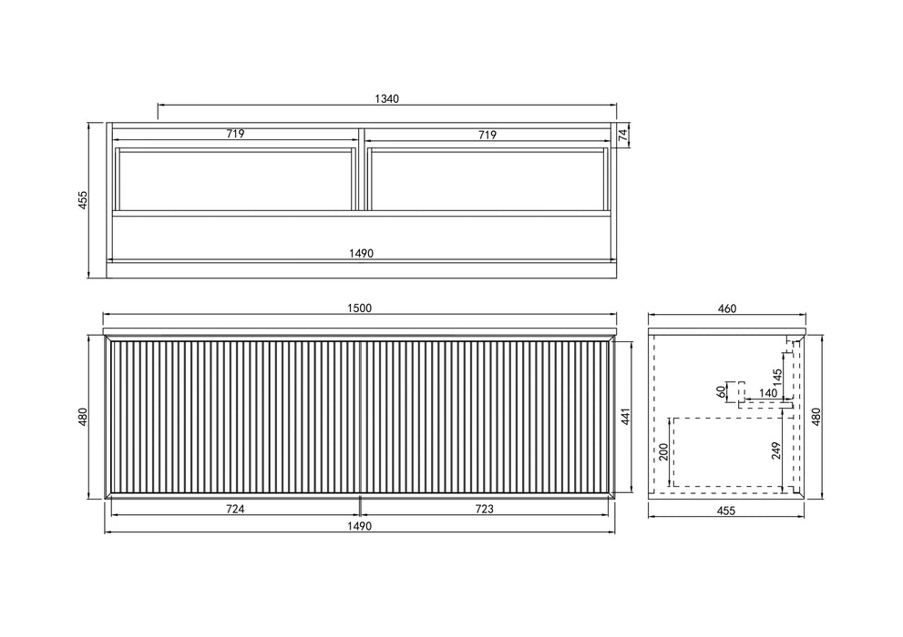 Ceto Kirribilli Wall Hung Vanity