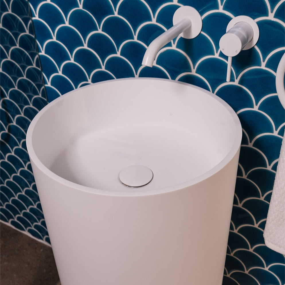 Livo Solid Surface Wall Basin — Tile House
