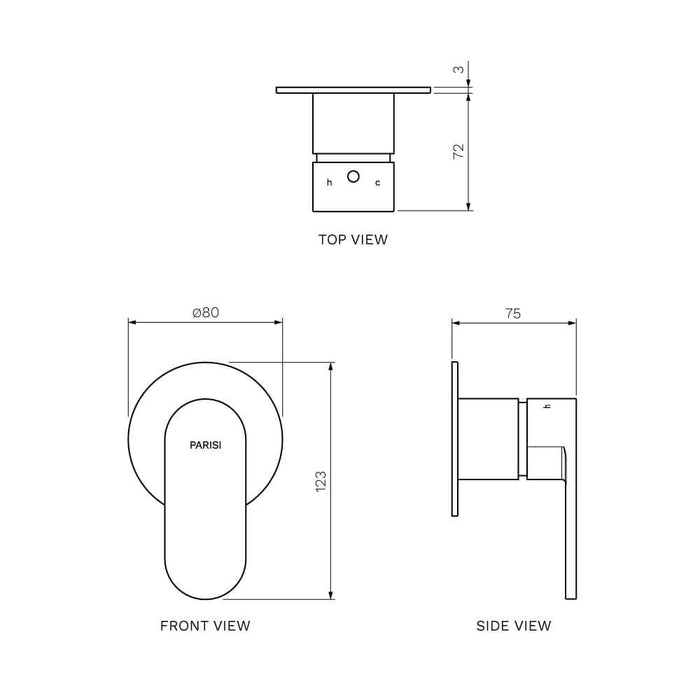 Elli II Wall Mixer