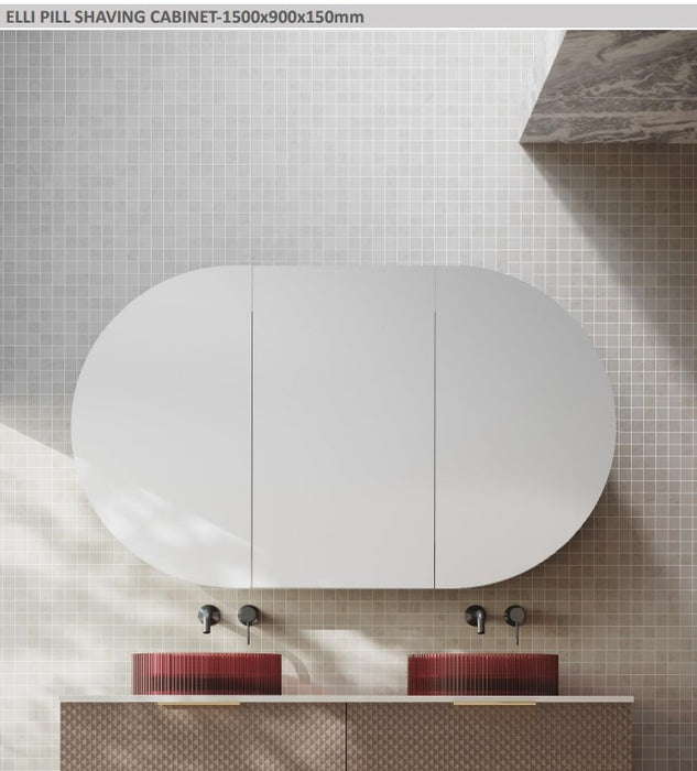 Elli Pill Oval Shaving Cabinet