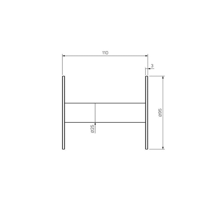 Ellisse Toilet Roll Holder (Round)