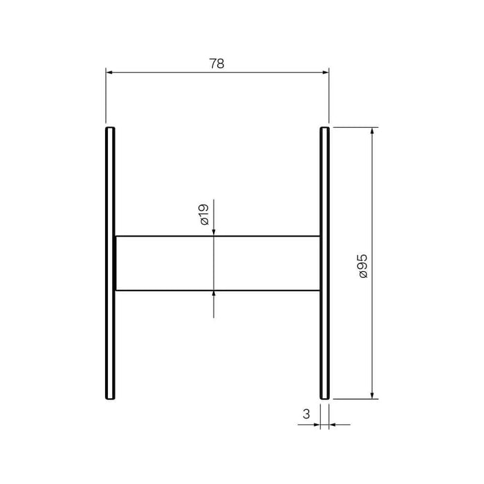 Ellisse Towel Holder