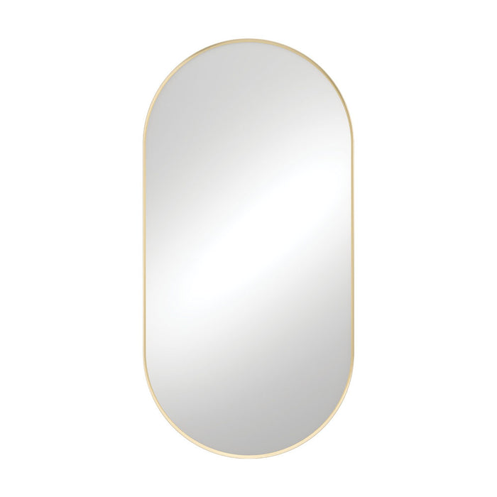 Empire Matt White Framed Mirror, 600 x 1200mm