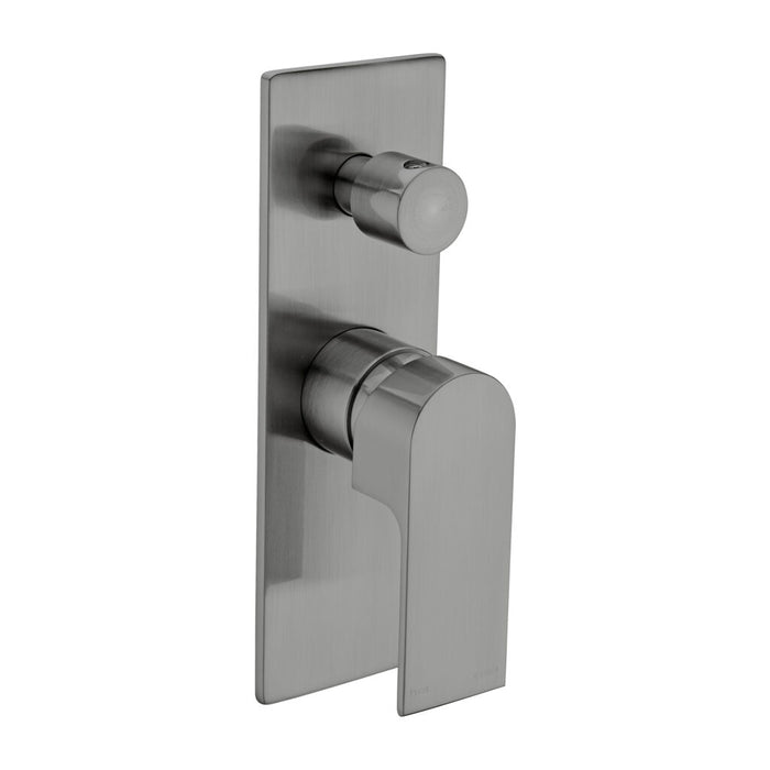 Nero Bianca Shower Mixer With Divertor Gun Metal