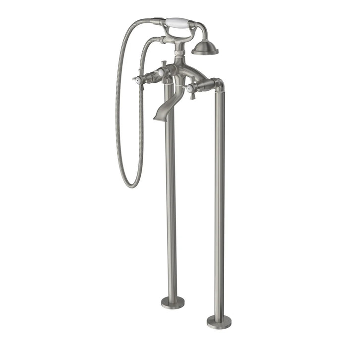 Hermitage Bath Filler with Hand Shower (Cross Handles)