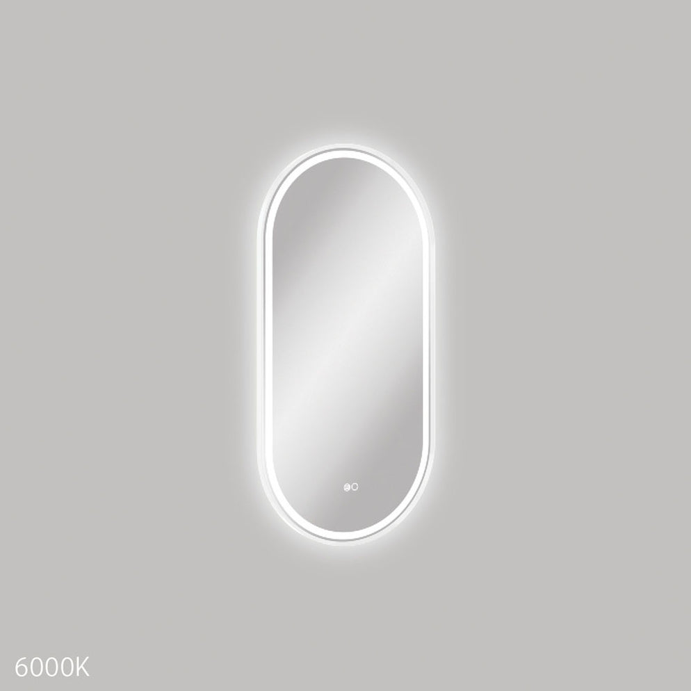 Empire LED Framed Mirror, 450 x 900mm — Tile House