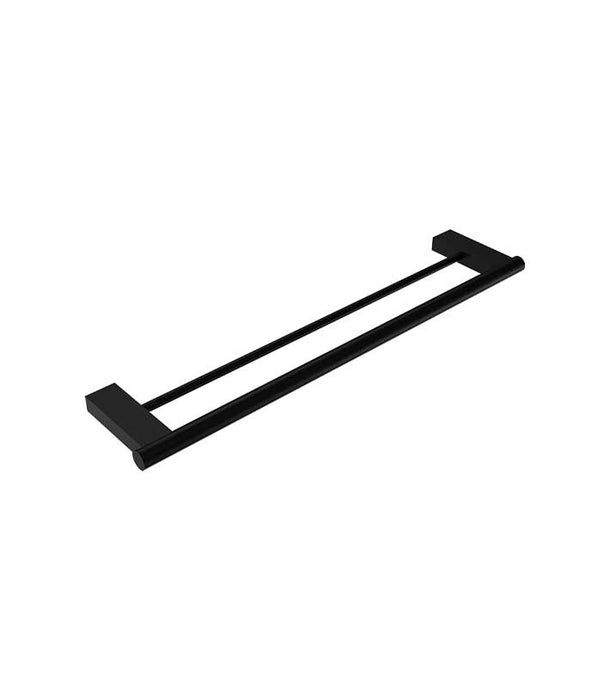 L’Hotel Double Towel Rail 600mm Matt Black