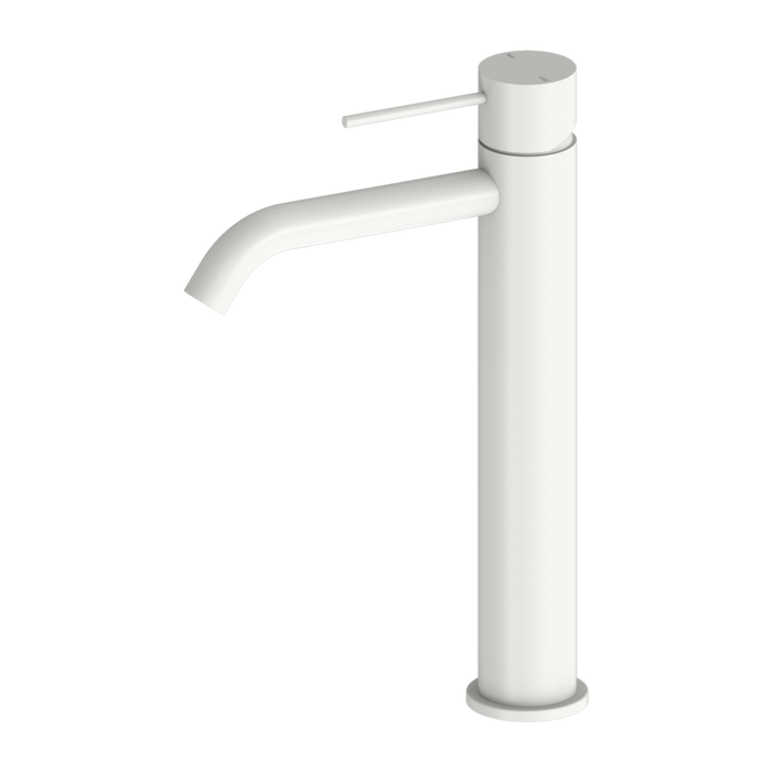 Nero Mecca Tall Basin Mixer Matt White