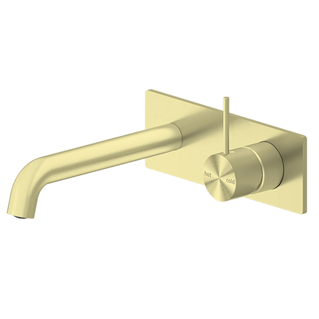 Mecca Wall Basin Mixer Handle Up 230mm Spout