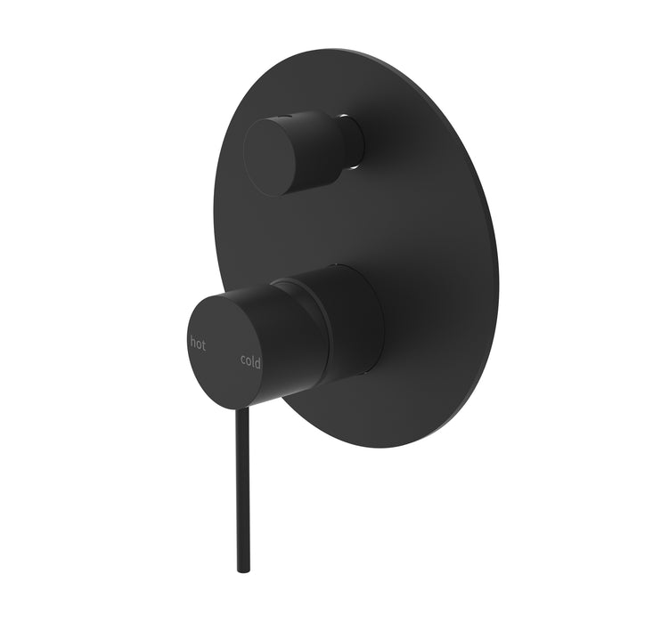 Nero Mecca Shower Mixer With Divertor Matte Black