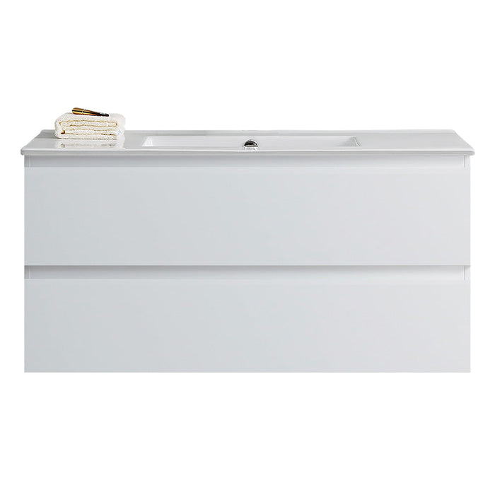 Pure Bianco Wall Cabinet with Ceramic Top