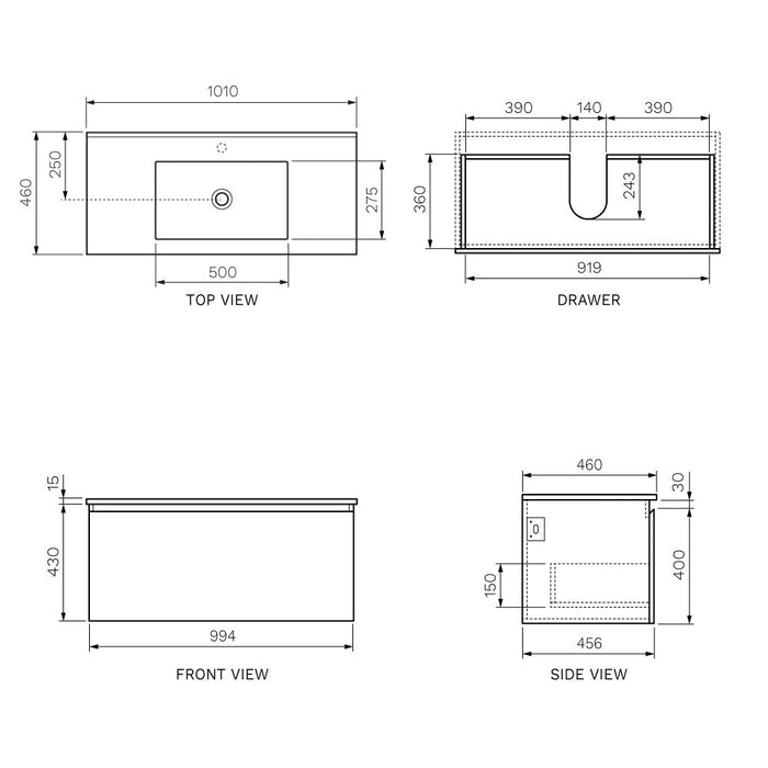 Rocki Wall Vanity