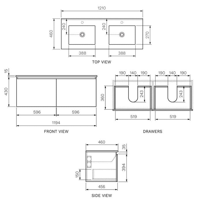 Rocki Wall Vanity