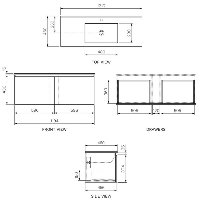 Rocki Wall Vanity