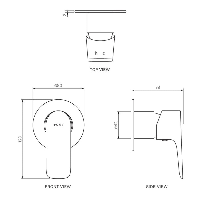Slim II Wall Mixer