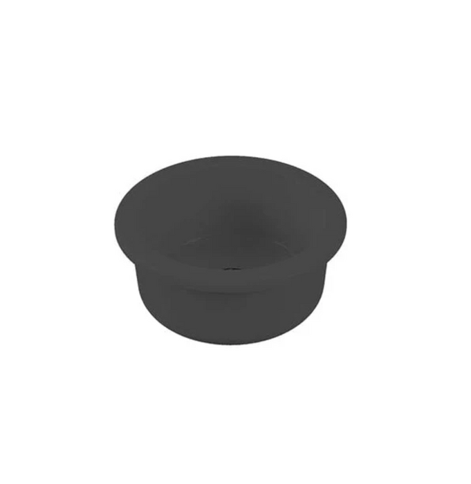 Parisi Tondo Inset Sink Round 450mm - Matt Black