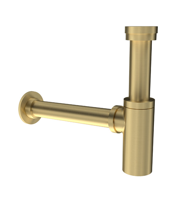 Parisi Adjustable Bottle Trap Brushed Brass