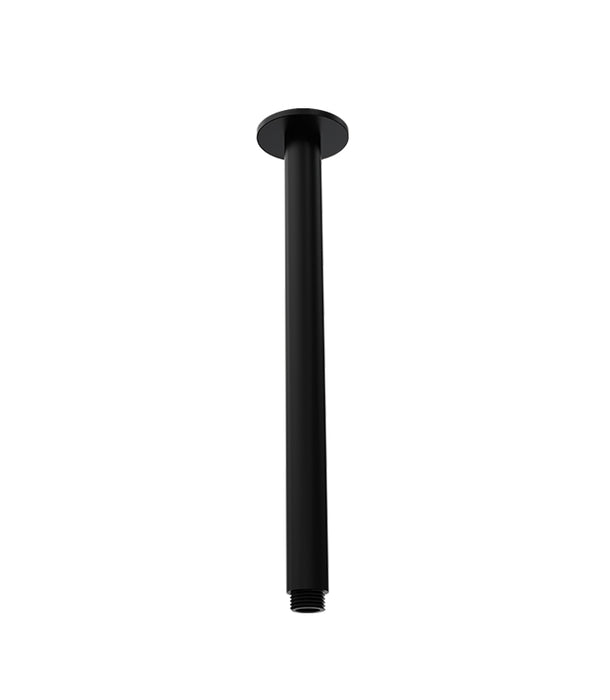 Tondo Ceiling Shower Arm 300mm Matte Black