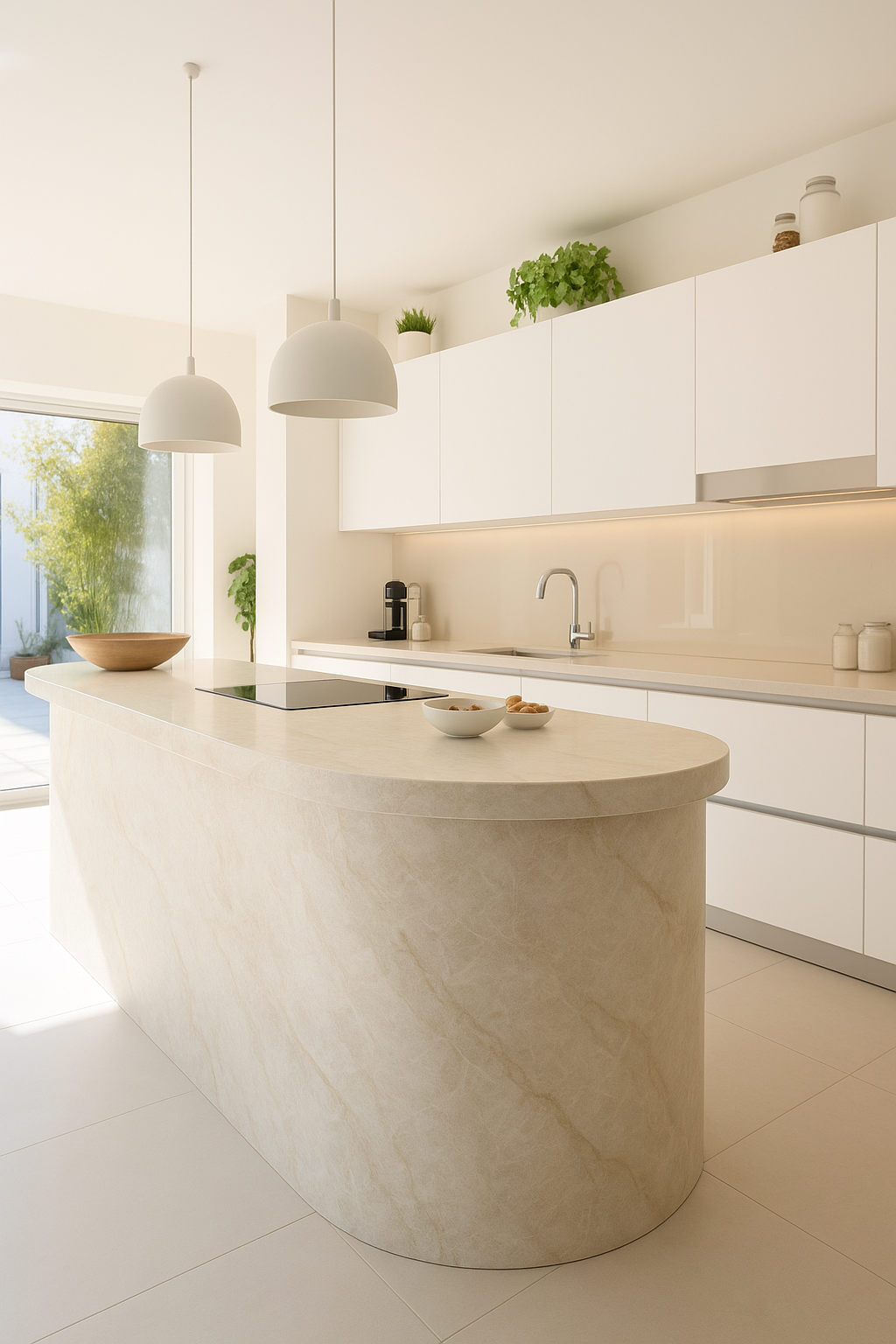 Taj Mahal Quartzite Look Tile