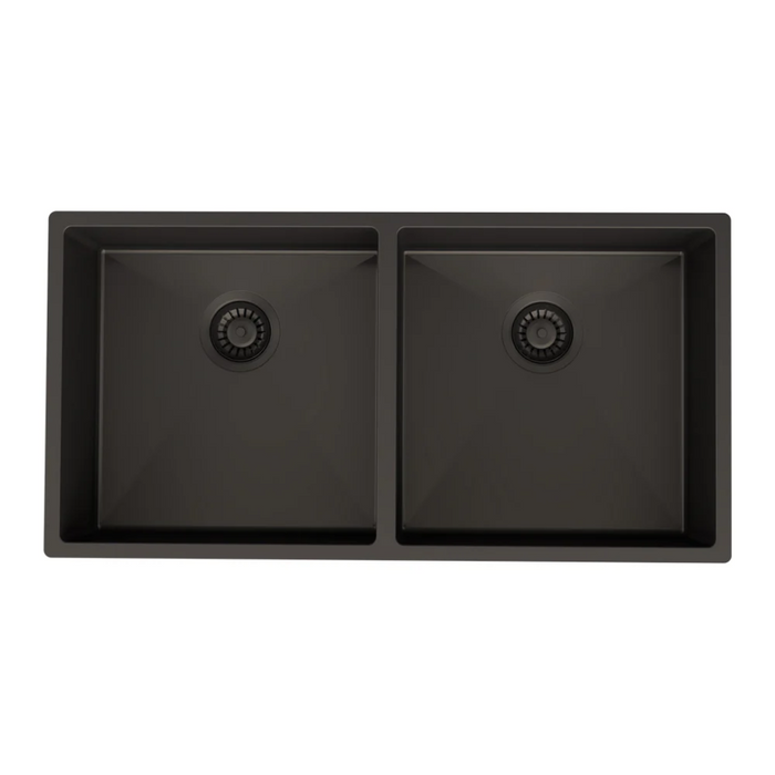 Quadro Sink Double Bowl Undermount/Topmount 865mm Fucile