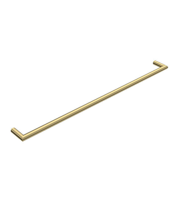 Tondo Single Towel Rail 700mm Brushed Brass