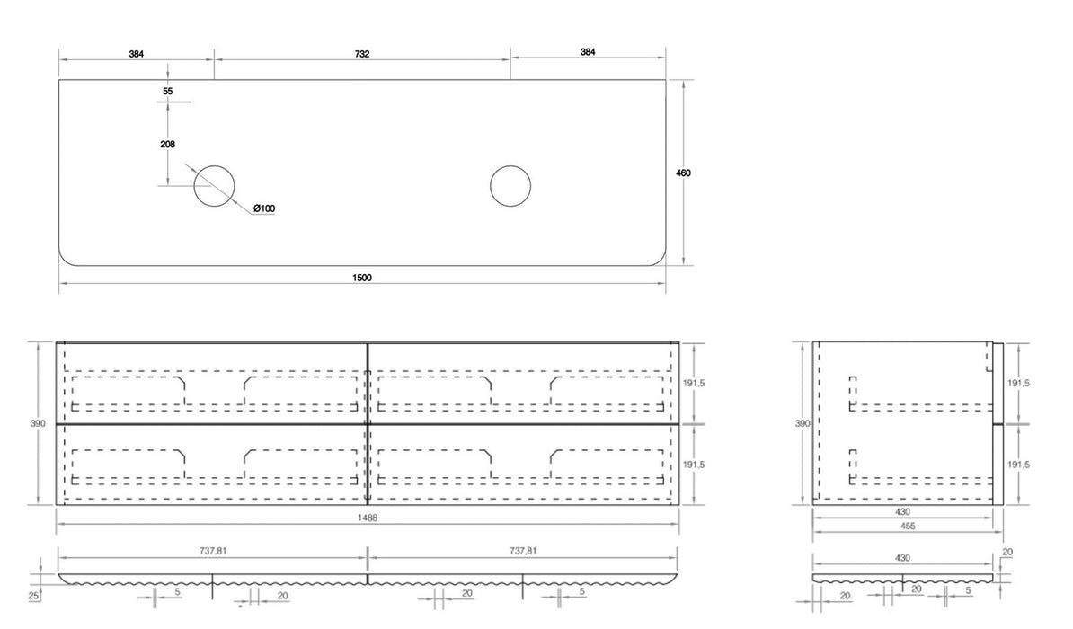 Gravity Wall Hung Vanity