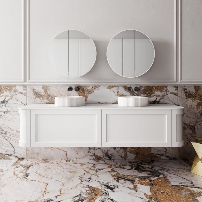 Westminster Curved Wall Hung Vanity