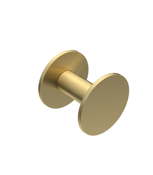 Ellisse Robe Hook Brushed Brass