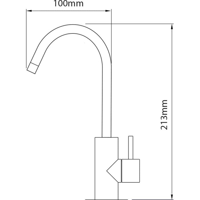 Oliveri Satellite Filter System w/ Round Gooseneck Tap Chrome