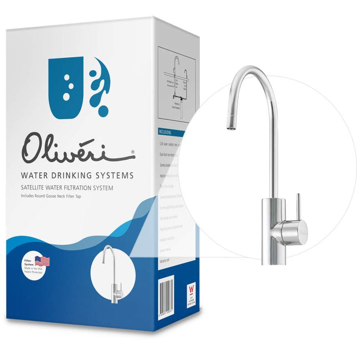 Oliveri Satellite Filter System w/ Round Gooseneck Tap Chrome