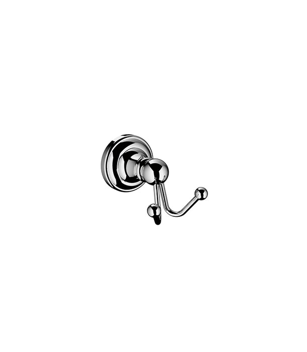 Hermitage Double Robe Hook Chrome