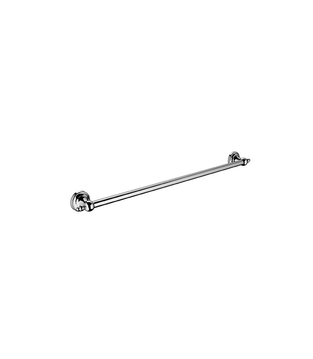 Hermitage Single Towel Rail 600mm Chrome