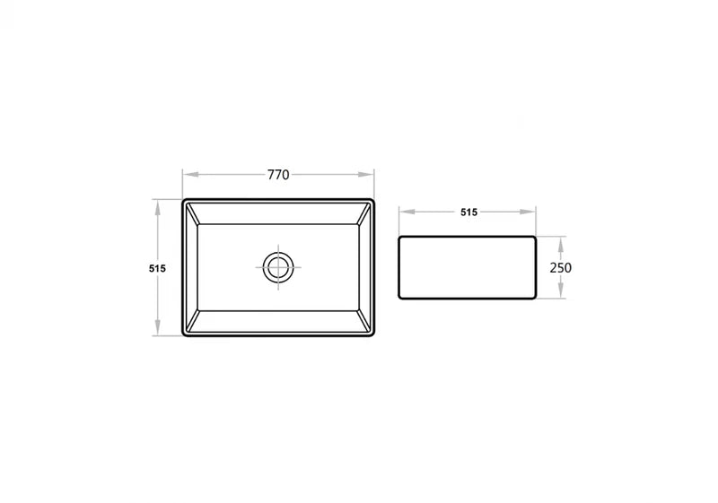 Poseidon White KCSS770 Fermentale Ceramic Kitchen Sink