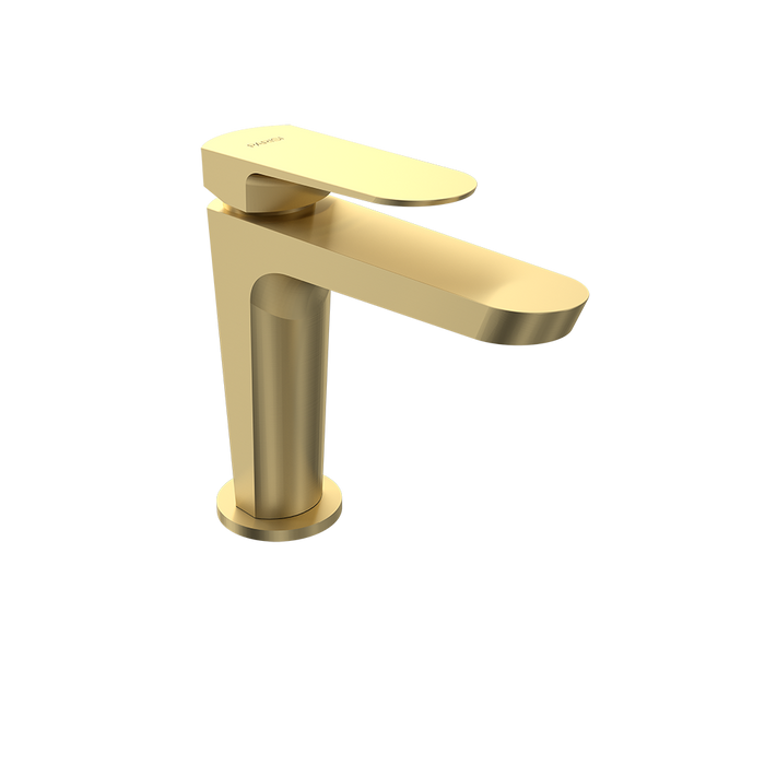 Parisi Loom Basin Mixer - Brushed Brass