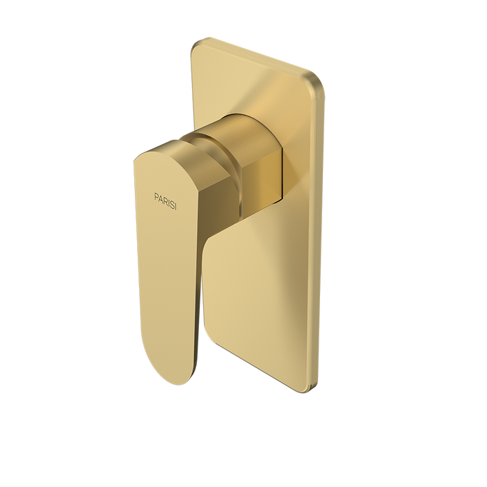 Parisi Loom Wall Mixer - Brushed Brass