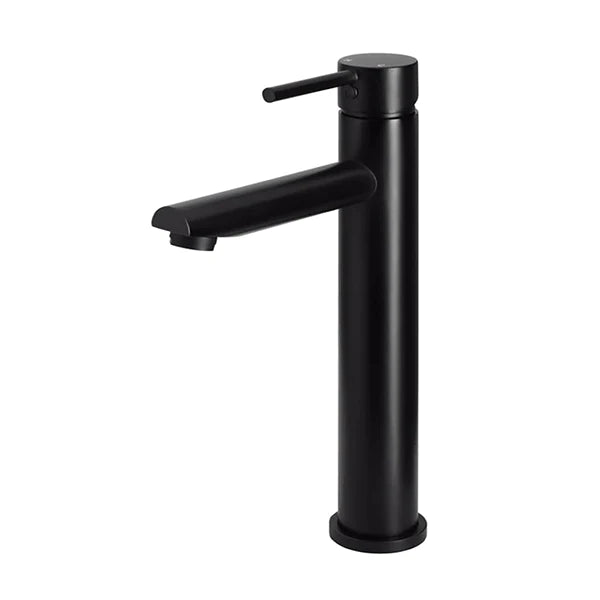 Meir Round Tall Matte Black Basin Mixer