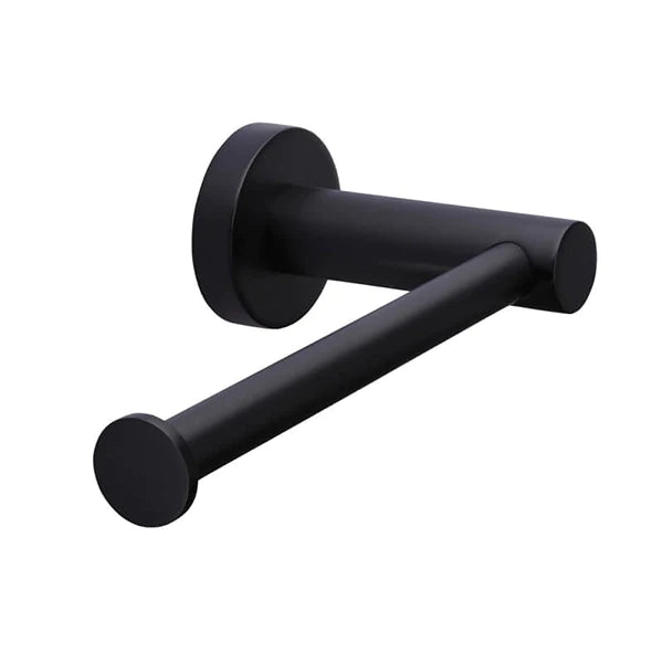 Meir Round Toilet Roll Holder Matte Black