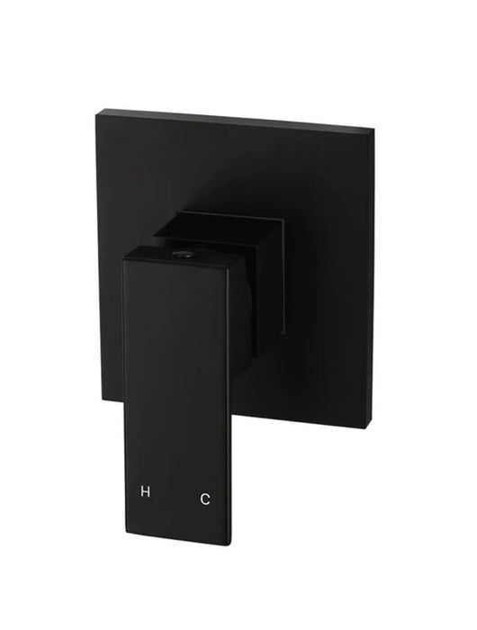 Meir Square Matte Black Wall Mixer