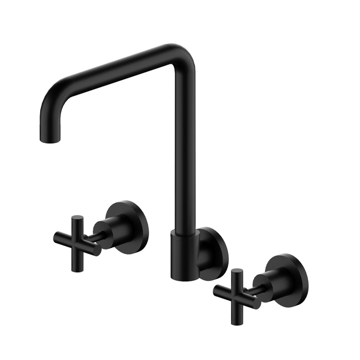 Nero X Plus Range Wall Kitchen Set Swivel Spout Matte Black