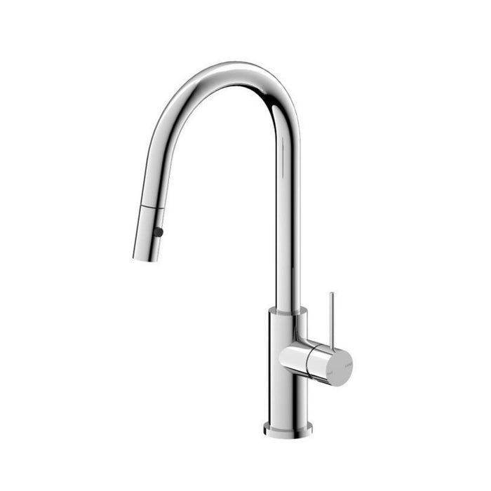 Nero Mecca Pull Out Sink Mixer With Vegie Spray Function Chrome