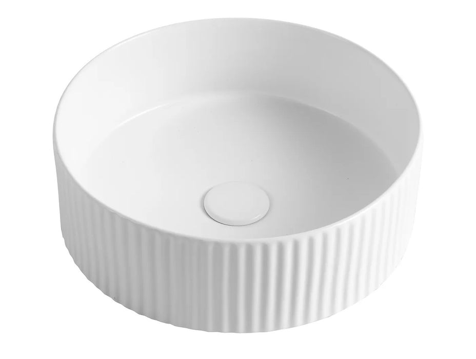 Otti Marlo Round Basin Matte White 400x400x130mm