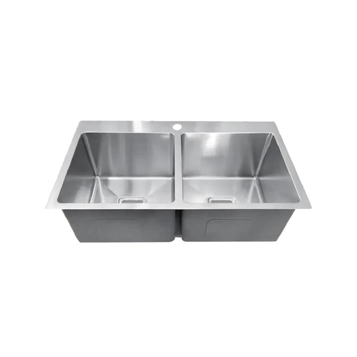 Poseidon PKS-775TPS Handmade Stainless Steel Kitchen Sink